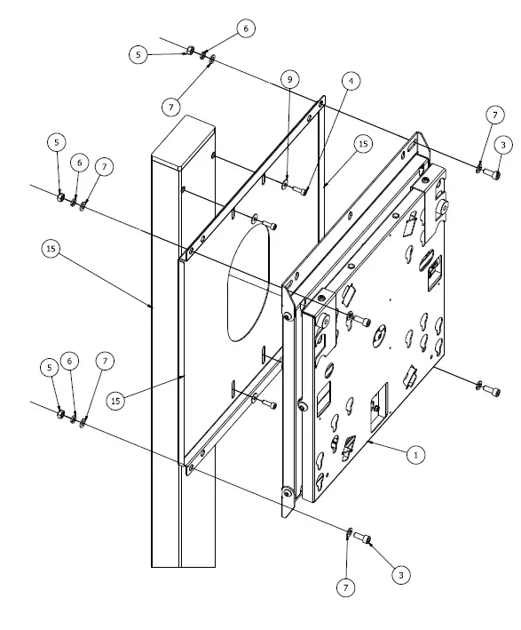 HAGOR 5787 ST SA Flip II 55 Inch Mobiles Standsystem Samsung Flip 4
