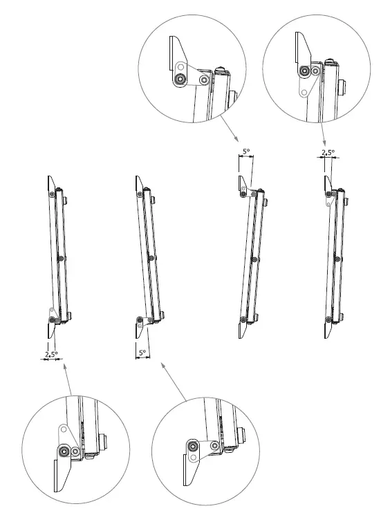 HAGOR 5787 ST SA Flip II 55 Inch Mobiles Standsystem Samsung Flip 8
