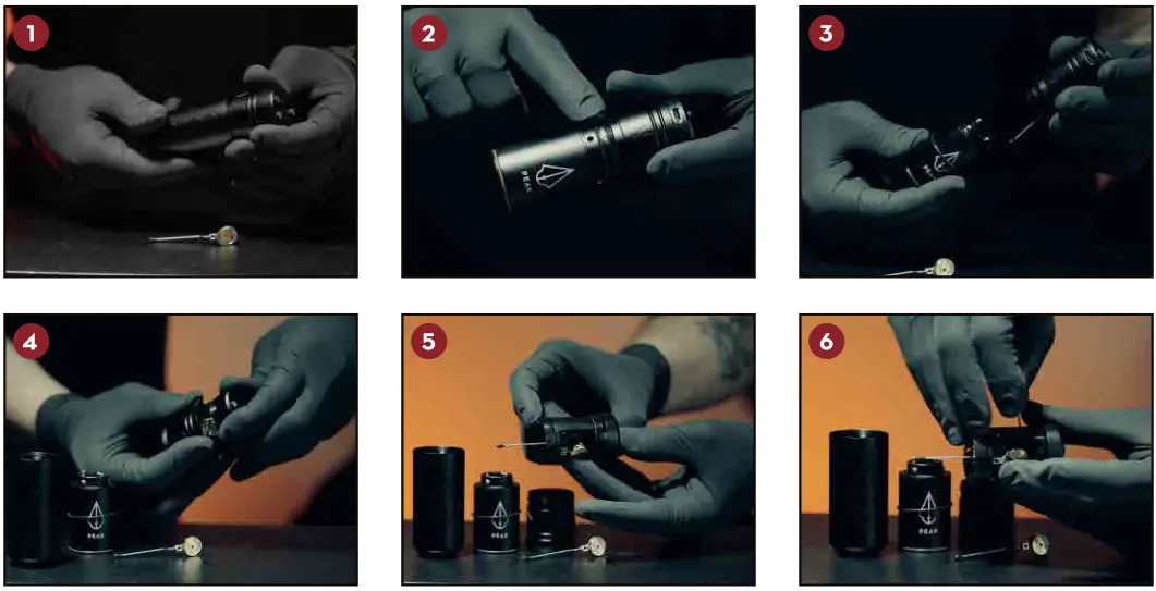 PEAK Solice Mini Wireless Tattoo Machine - CHANGING THE CAM ON YOUR SOLICE MINI