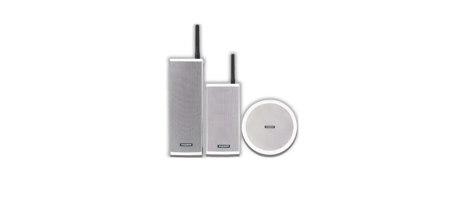 Maxon Mds Series Wireless Radio Speakers User Manual