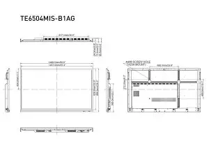 FIG 5 DIMENSIONS or WEIGHT