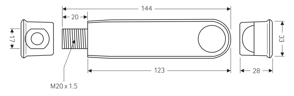 CP electronics EBMPIR MB PRM Mini PIR Detector for Luminaire Integration-fig1