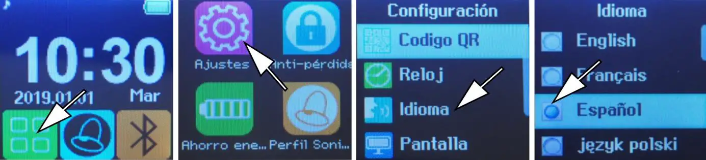 TeKKiWear SmartWatch U8 Bluetooth -fig