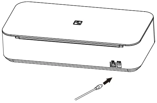 HPRT GT1 Thermal Transfer Printer - Connecting Power