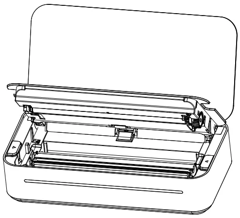 HPRT GT1 Thermal Transfer Printer - Inside View