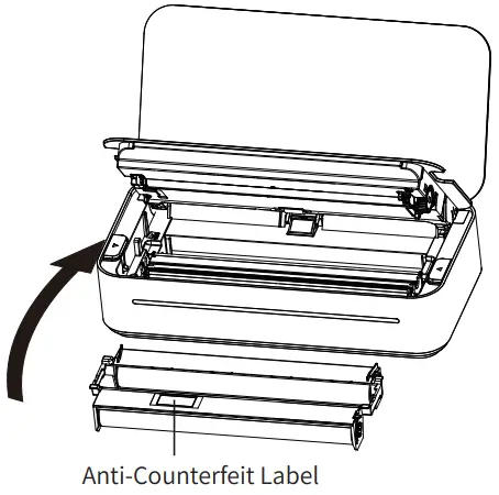 HPRT GT1 Thermal Transfer Printer - Loading the Ribbon