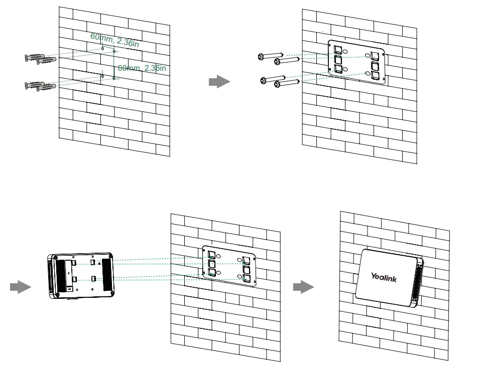 Yealink AVHub Meeting Audio and Video Processor - Wall