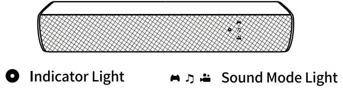 KMOUK KM-HSB001 Soundbar -fornt pnal
