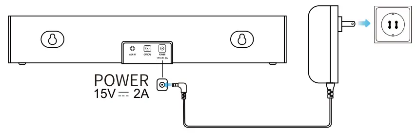 KMOUK KM-HSB001 Soundbar - stop 1