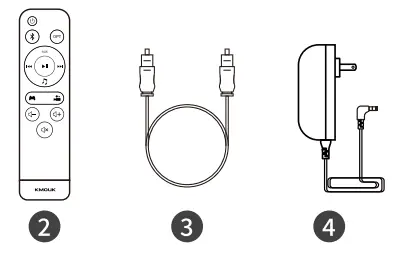 KMOUK KM-HSB001 Soundbar - unpaking