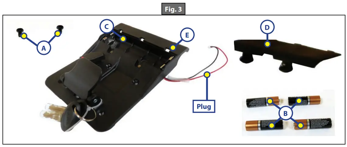BAUER 31-8079 NE RV Electric Door Lock -- FIG3