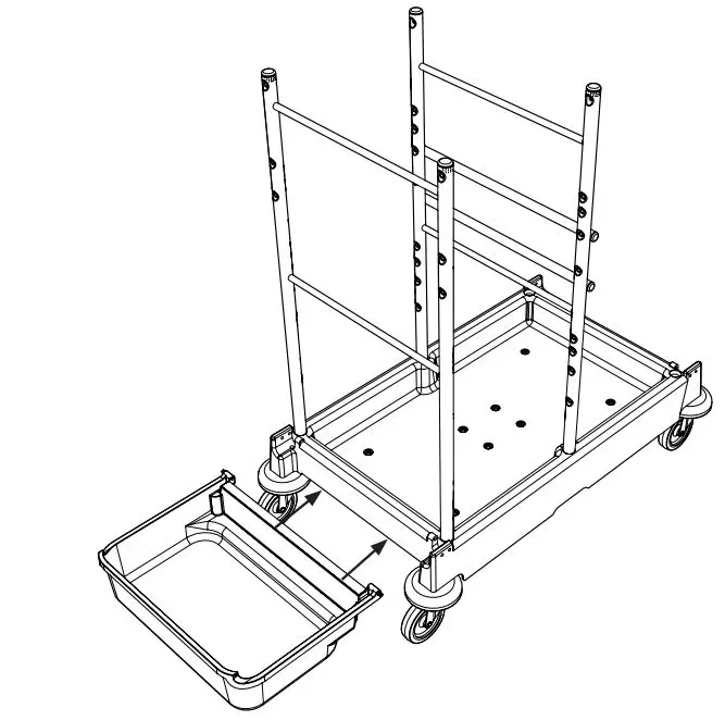 Numatic SM-1705 Cleaning Trolley Installation Guide - Installation 4