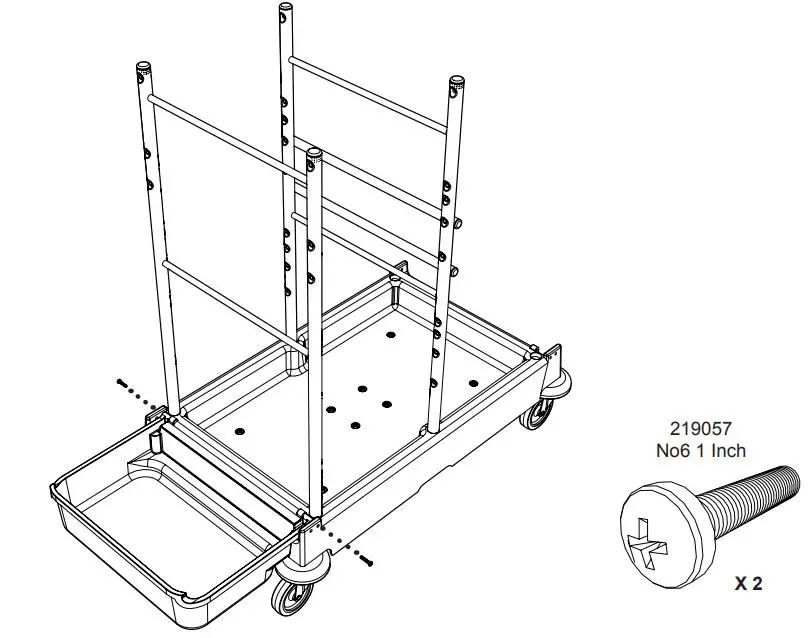 Numatic SM-1705 Cleaning Trolley Installation Guide - Installation 5