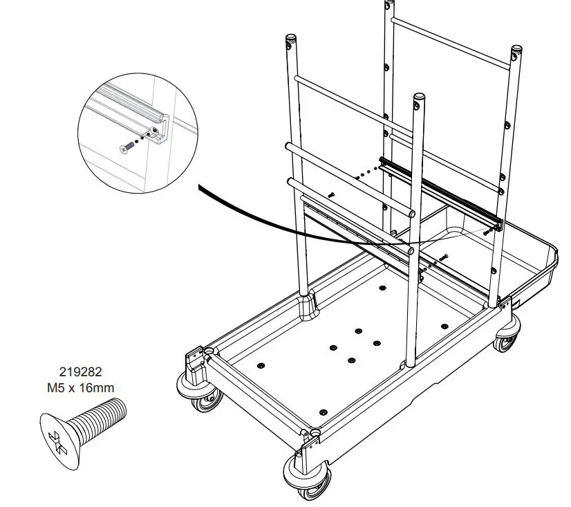 Numatic SM-1705 Cleaning Trolley Installation Guide - ServoMatic SM-1705