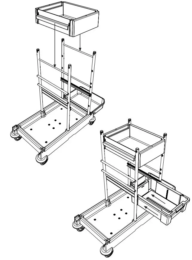 Numatic SM-1705 Cleaning Trolley Installation Guide - ServoMatic SM-1705