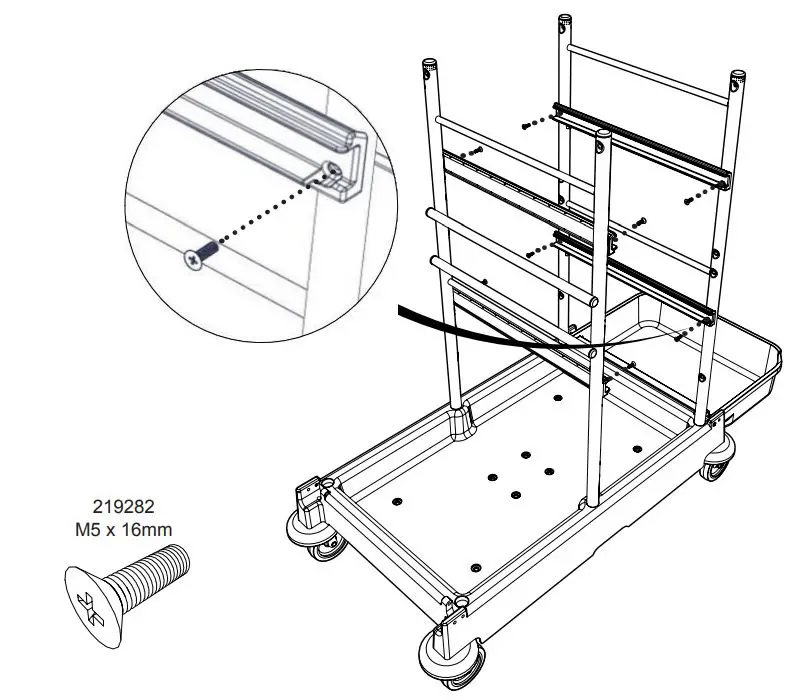 Numatic SM-1705 Cleaning Trolley Installation Guide - ServoMatic SM-1706