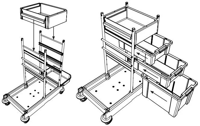 Numatic SM-1705 Cleaning Trolley Installation Guide - ServoMatic SM-1707