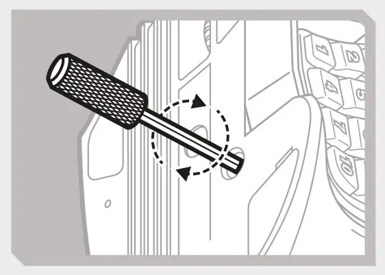 SCIMITAR RGB Corsair Gaming Mouse - Turn clockwise to secure position