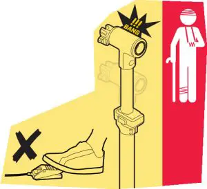 TOPEAK TW030 PrepStand eUP Workstand for Electric Bike - warning 5