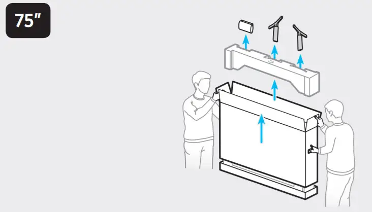 SAMSUNG 75Q6 A 75 inch Smart 4K QLED TV -figure 1