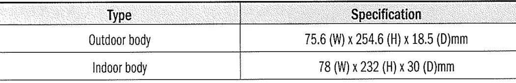 DIGITAL LOCK LH5000F Digital Door Lock User Manual - Product Specifications