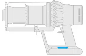 dyson Vacuum Cleaner - Lights during use 2