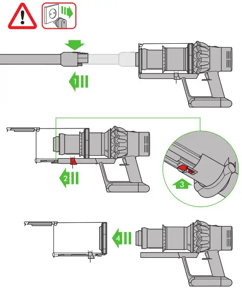 dyson Vacuum Cleaner - Looking for blockages 1