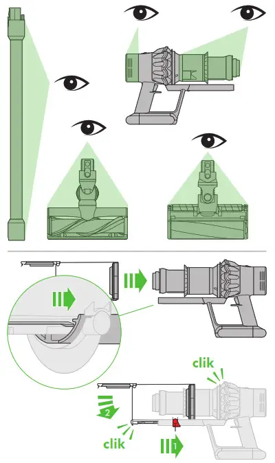 dyson Vacuum Cleaner - Looking for blockages 2