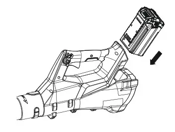 greenworks BLF341 Blower- BATTERY PACK