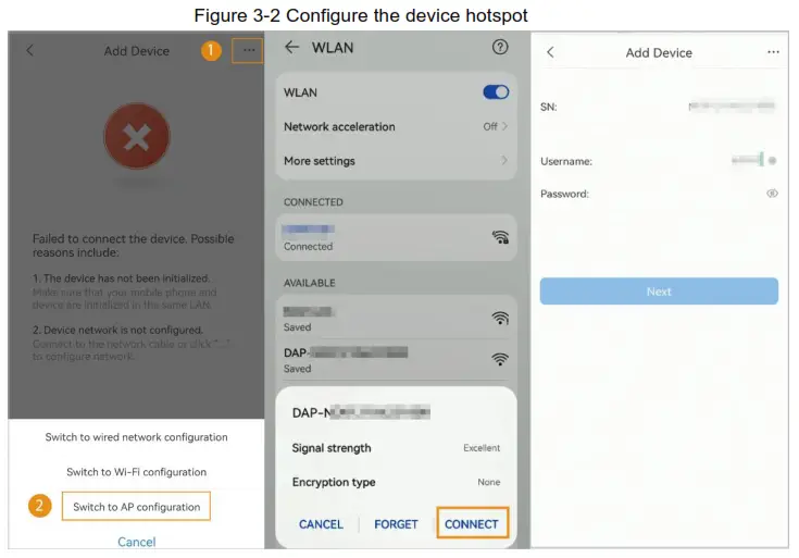 dahua DH IPC WFX2 Bullet Network Camera- device hotspot