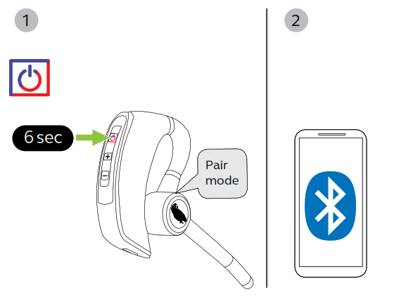 BlueParrott Bluetooth Headset M300-XT - smartphone