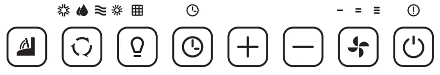 Whynter ARC 147WFH Portable Air Conditioner with Dual Hose and Heater - Control Panel 9