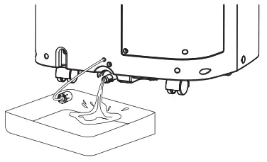 Whynter ARC 147WFH Portable Air Conditioner with Dual Hose and Heater - Water Drainaget