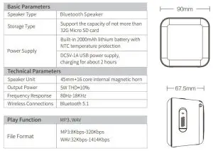 FIG 6 Technical Parameters