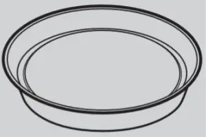 juno JH084C1 Built In Oven -Flan base tin