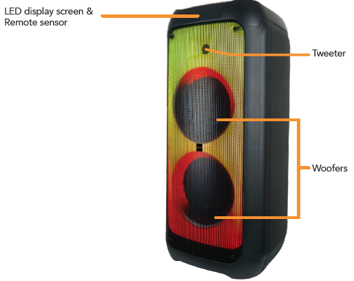 BAUHN APPS-1121 Portable Party Speaker FIG 2BAUHN APPS-1121 Portable Party Speaker FIG 2
