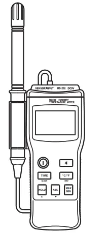 MASTECH MS6505 Humidity Temperature Meter - Cover