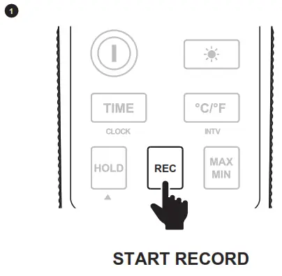 MASTECH MS6505 Humidity Temperature Meter - Record