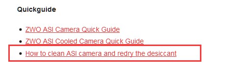 ZWO ASI294 MC Pro Color Camera - camera chamber