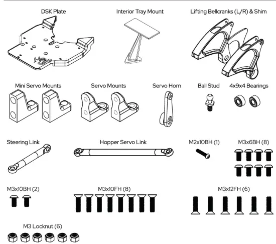 REDCAT Sixty Four Dual Servo Kit Installation fig 2