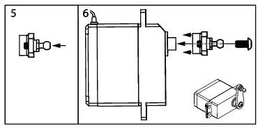 REDCAT Sixty Four Dual Servo Kit Installation fig 6