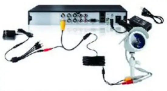 zmodo DVR H9104V 4 8 Channel DVR and Camera System - Camera 1