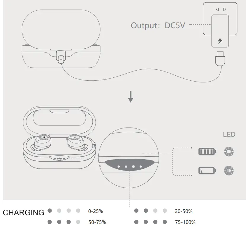 LYPERTEK Z3 True Wireless Earbuds - fig