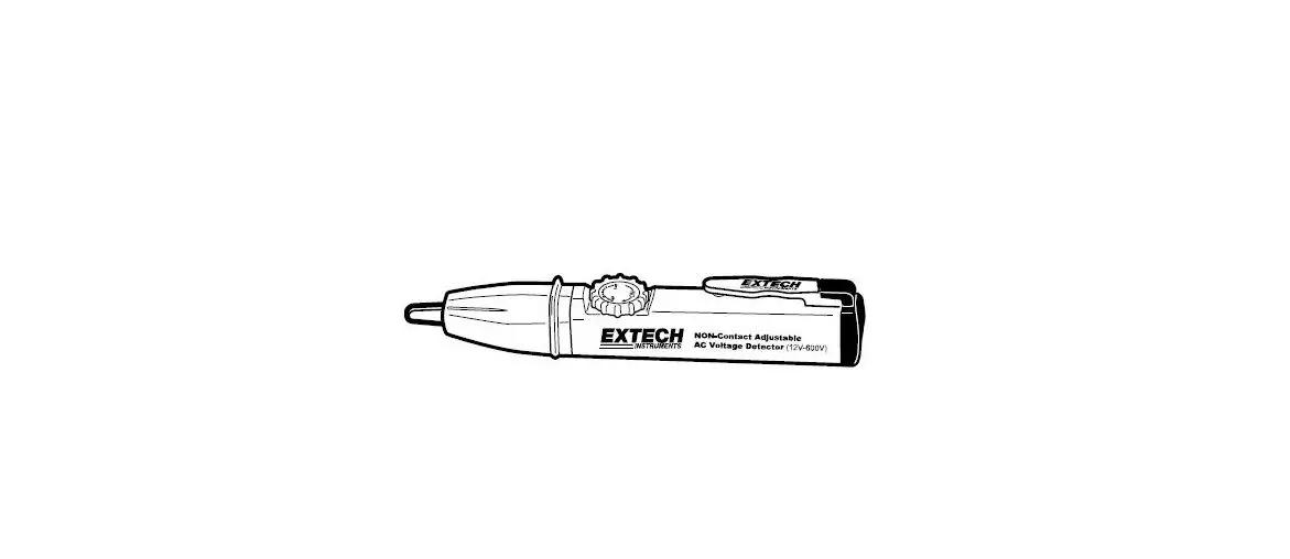 Extech Dv30 Ac Voltage Detector User Manual