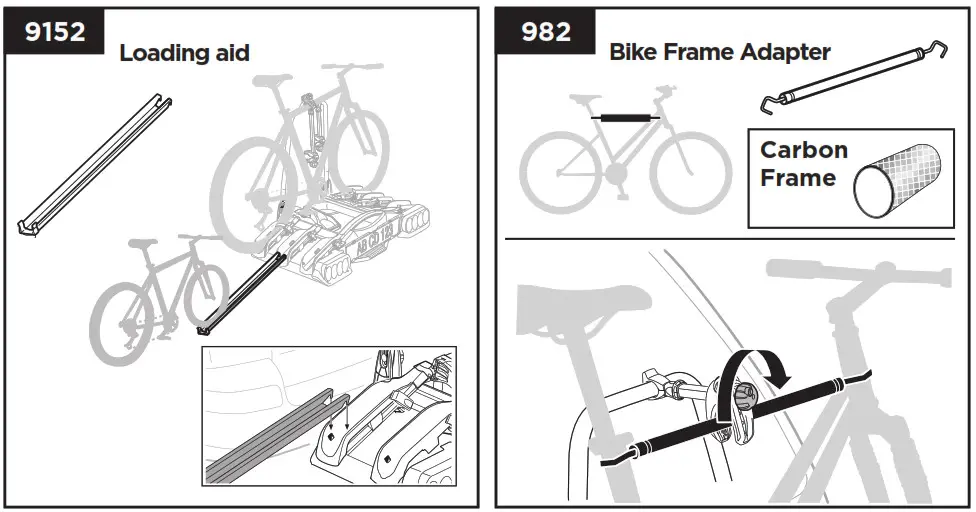 THULE EuroWay G2 922 Lightweight Bike Carrier- 13