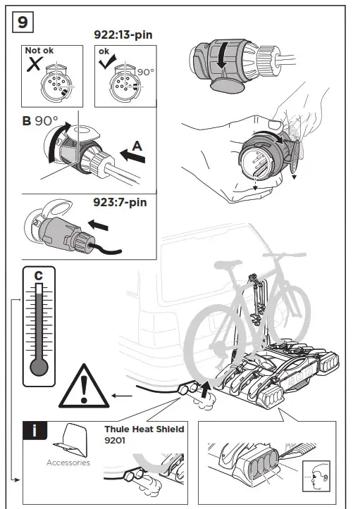 THULE EuroWay G2 922 Lightweight Bike Carrier- 15