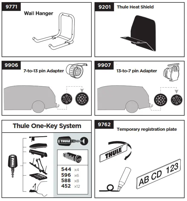 THULE EuroWay G2 922 Lightweight Bike Carrier- 20