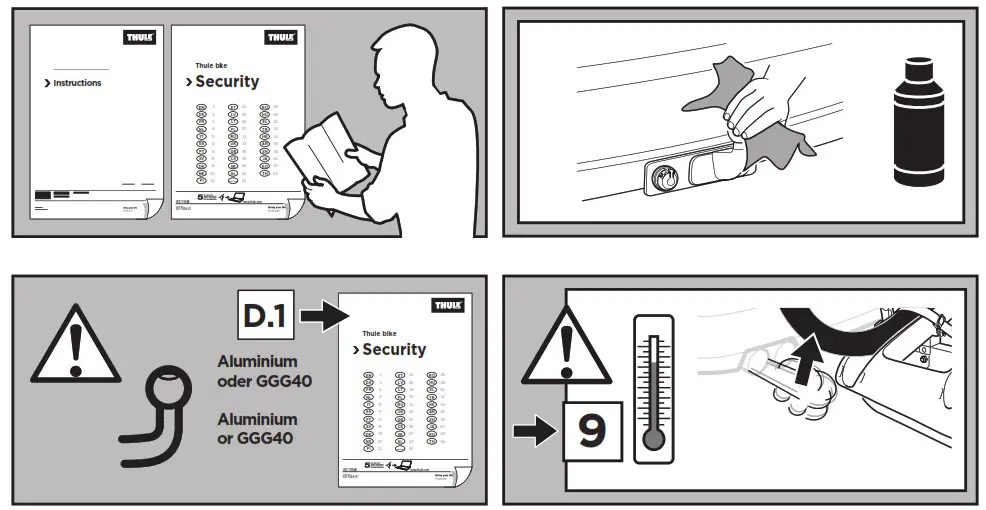 THULE EuroWay G2 922 Lightweight Bike Carrier- 3
