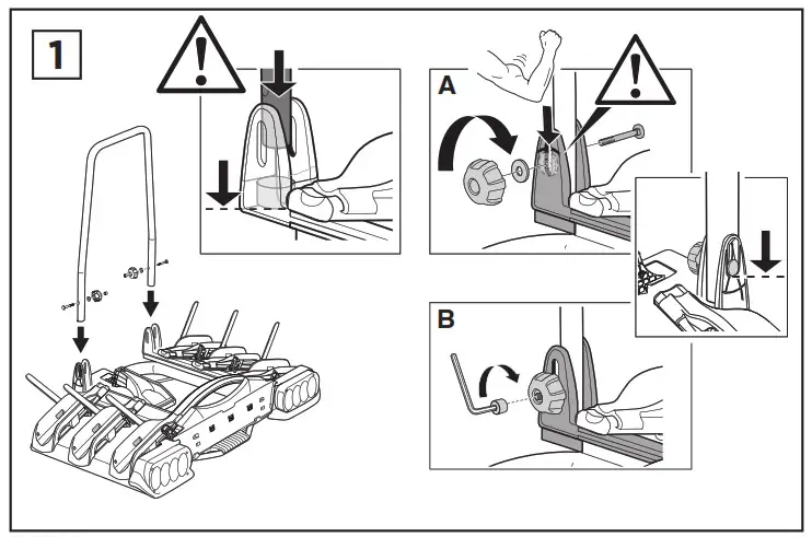 THULE EuroWay G2 922 Lightweight Bike Carrier- 5