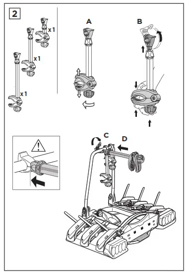 THULE EuroWay G2 922 Lightweight Bike Carrier- 6